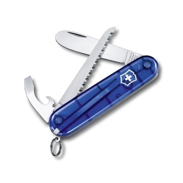 Victorinox - Couteau de poche multifonction MY FIRST VICTORINOX 8,4 cm/8 fonctions bleu