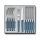 Victorinox - Ensemble de couverts SWISS MODERN 12 pièces, bleu