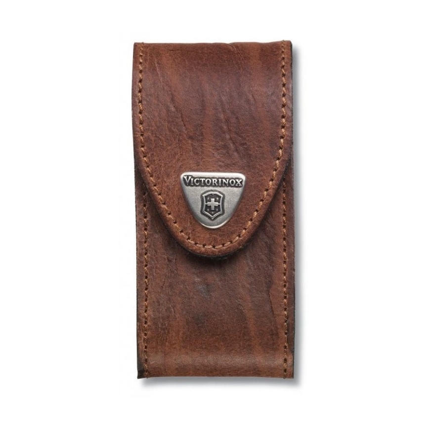Victorinox - Fodero per coltello tascabile in pelle 9,1 cm marrone