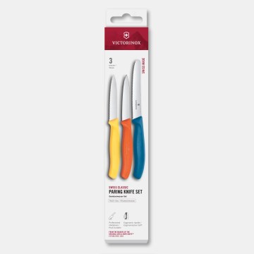Victorinox - Gemüsemesserset SWISS CLASSIC, 3-teilig, mehrfarbig