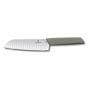 Victorinox - Küchenmesser Santoku SWISS MODERN 17 cm grün