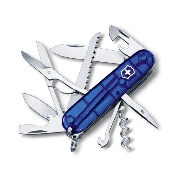 Victorinox - Multifunktionales Taschenmesser HUNTSMAN 9,1 cm/15 Funktionen blau