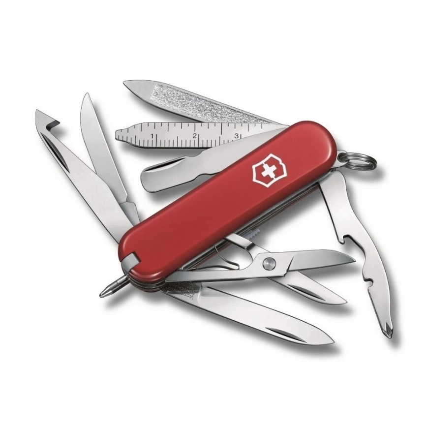 Victorinox - Multifunktionales Taschenmesser MINICHAMP 5,8 cm/18 Funktionen rot