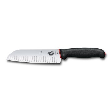 Victorinox - Santoku-Küchenmesser DUAL GRIP 17 cm schwarz