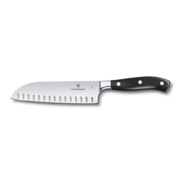 Victorinox - Santoku-Küchenmesser GRAND MAITRE, 17 cm, schwarz