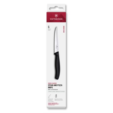 Victorinox - Set di coltelli da bistecca SWISS CLASSIC 11 cm 6 pezzi nero