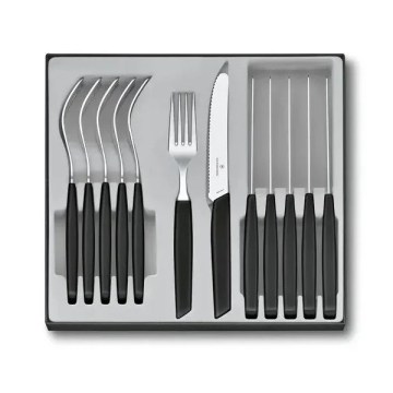 Victorinox - Set di posate SWISS MODERN 12 pezzi nero