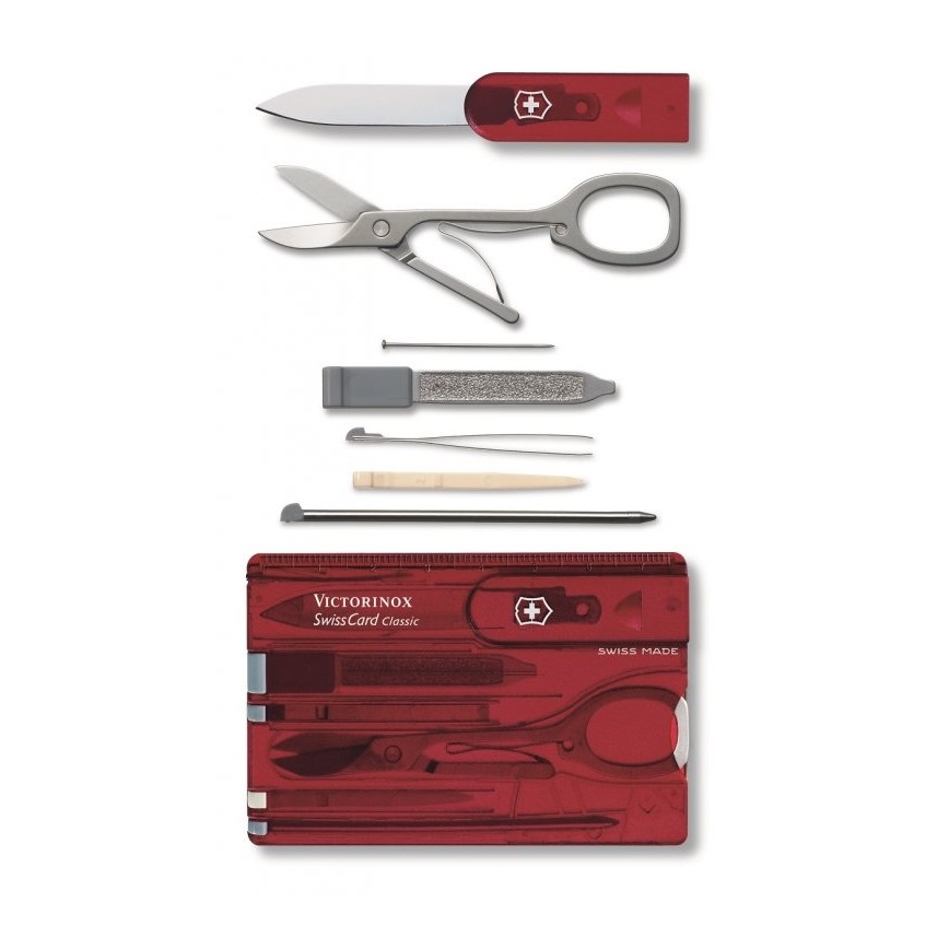 Victorinox - Set multifonction 10 fonctions rouge
