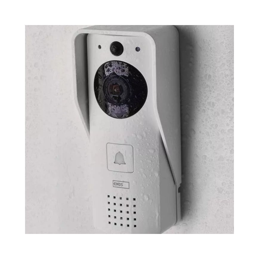 Videocitofono wireless con pannello solare GoSmart 4400 mAh 3xAA IP44 Wi-Fi Tuya