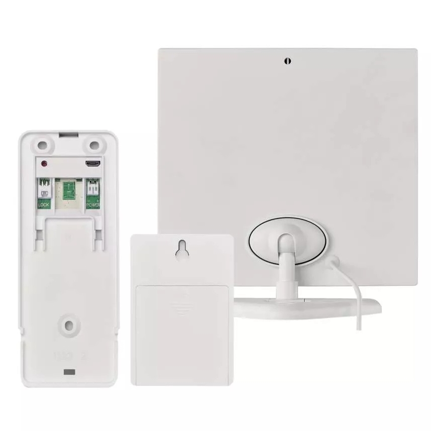 Videocitofono wireless con pannello solare GoSmart 4400 mAh 3xAA IP44 Wi-Fi Tuya
