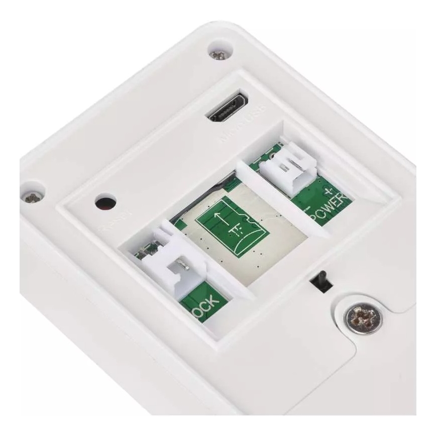 Videocitofono wireless con pannello solare GoSmart 4400 mAh 3xAA IP44 Wi-Fi Tuya