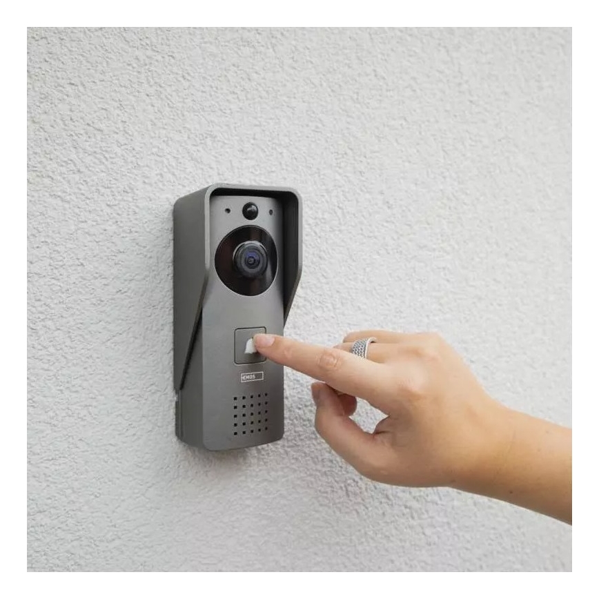 Videocitofono wireless con sensore di movimento GoSmart 12V 3xAA IP44 Wi-Fi Tuya