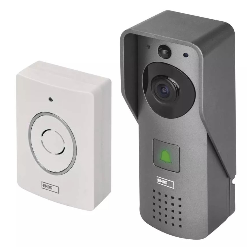 Videocitofono wireless con sensore di movimento GoSmart 12V 3xAA IP44 Wi-Fi Tuya