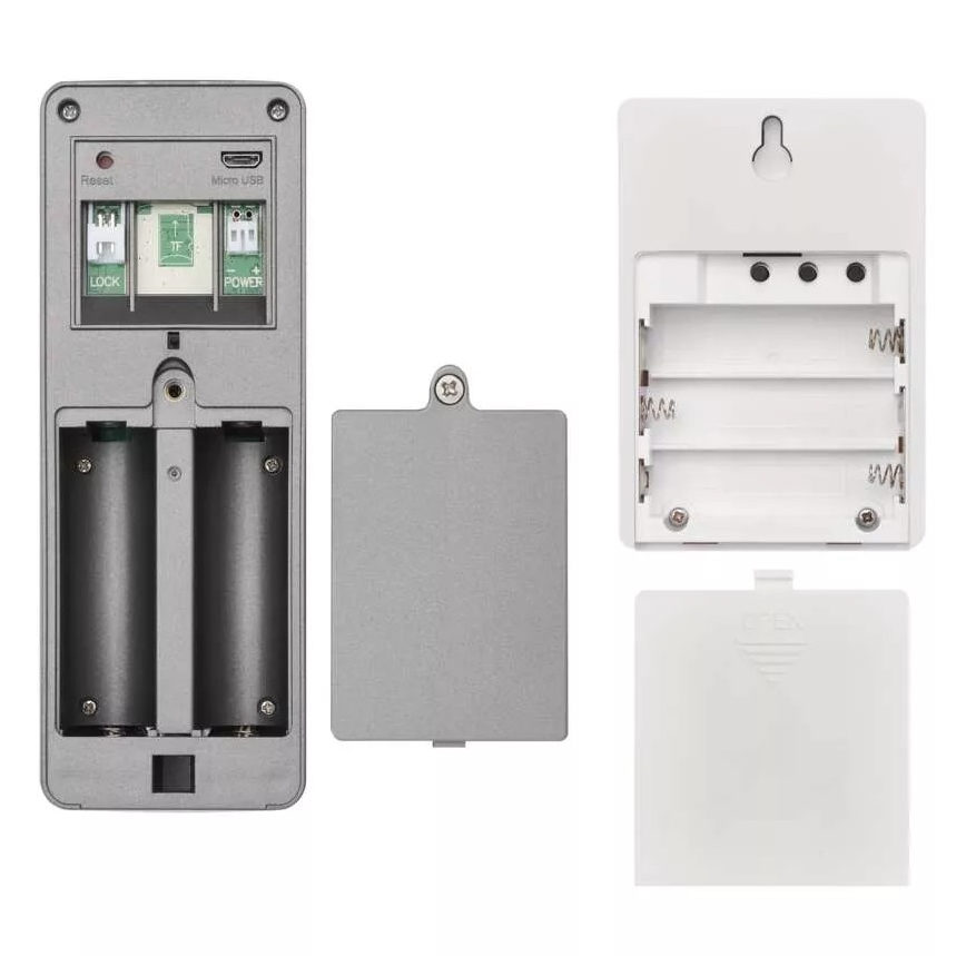 Videocitofono wireless con sensore di movimento GoSmart 12V 3xAA IP44 Wi-Fi Tuya