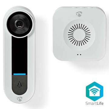 Videocitofono wireless con sensore Full HD 1536p Wi-Fi IP65