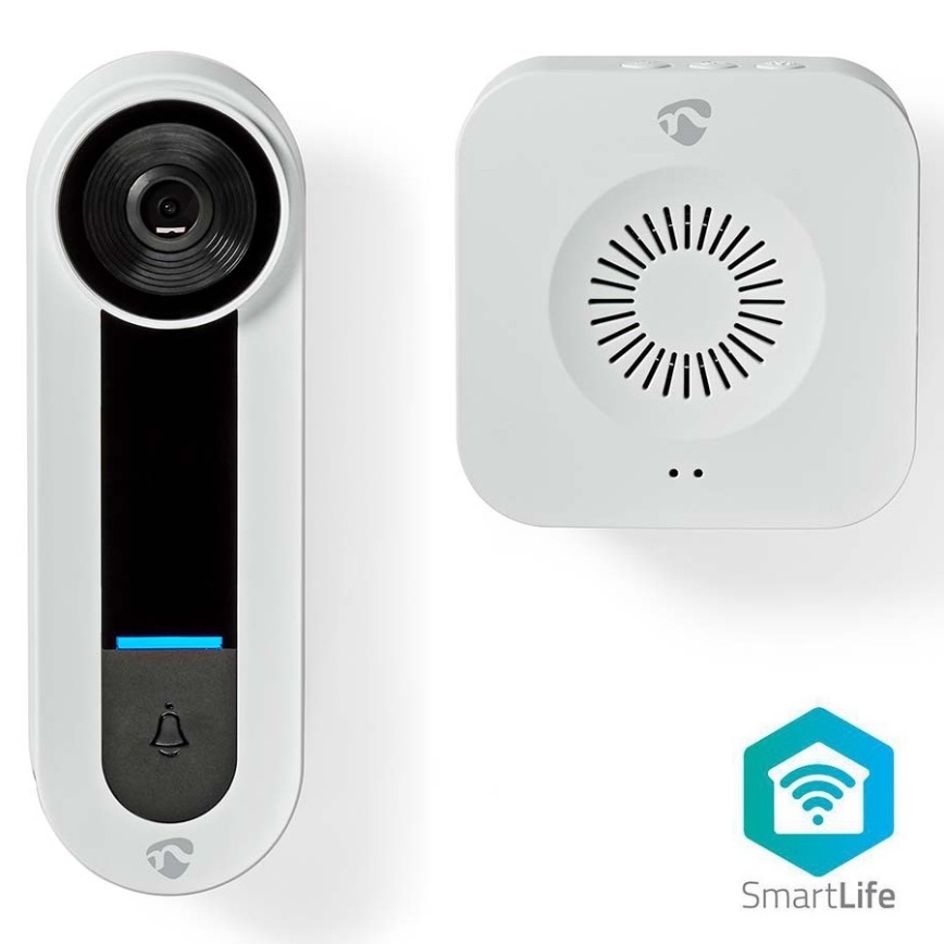Videocitofono wireless con sensore Full HD 1536p Wi-Fi IP65