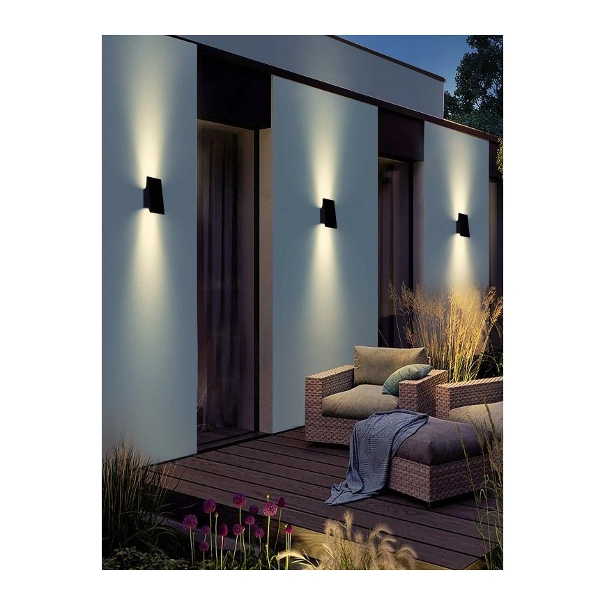 Viking - Applique murale solaire LED dimmable LED/1,5W/3,7V IP65 4000K 2000 mAh