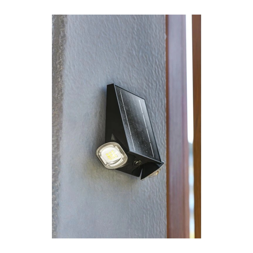 Viking - Applique murale solaire LED dimmable avec capteur LED/1,3W/3,7V IP44 4000K 2000 mAh