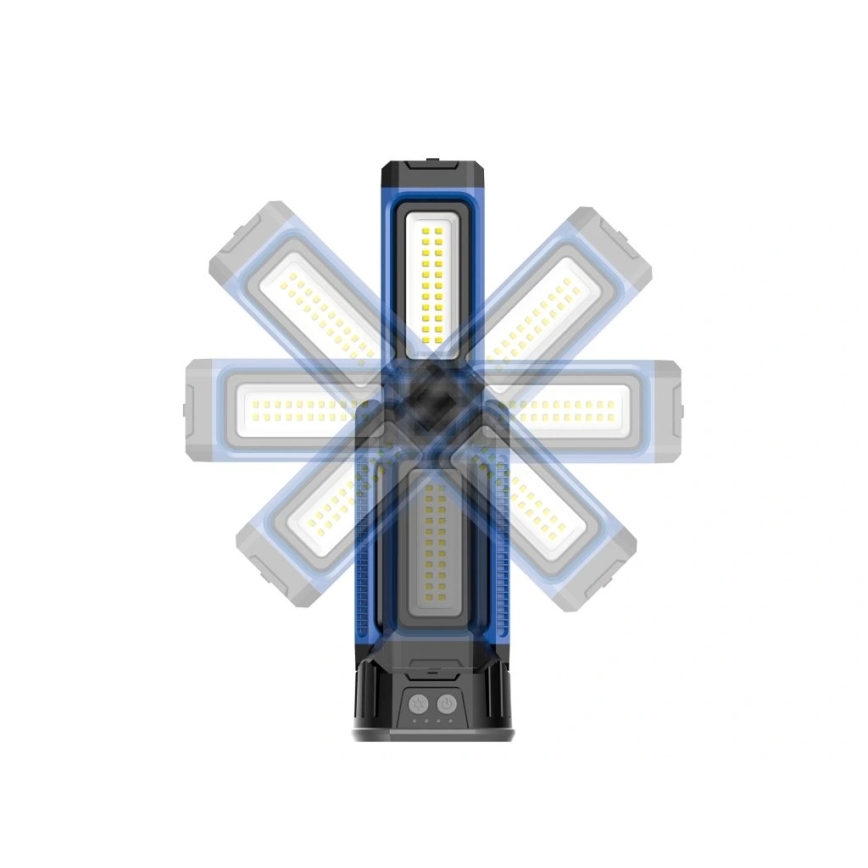 Viking - Faretto LED ricaricabile con stativo 3xLED/5V IPX4 7000 lm 4000 mAh