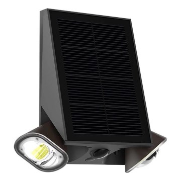 Viking - Lampada da parete solare LED dimmerabile con sensore LED/1,3W/3,7V IP44 4000K 2000 mAh