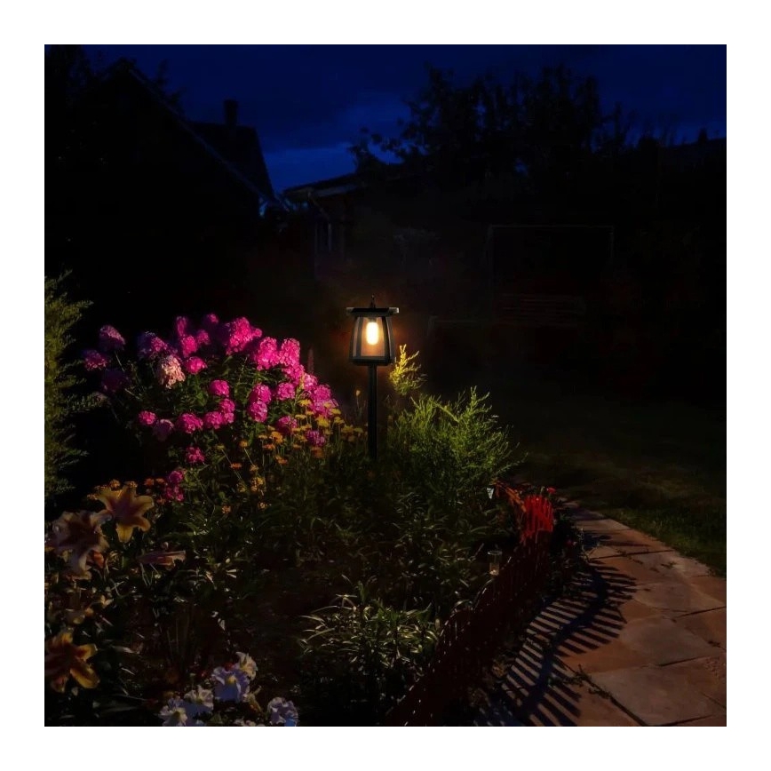 Viking - Lampada solare a LED con sensore LED/2W/3,7V IP54 4000K 2000 mAh