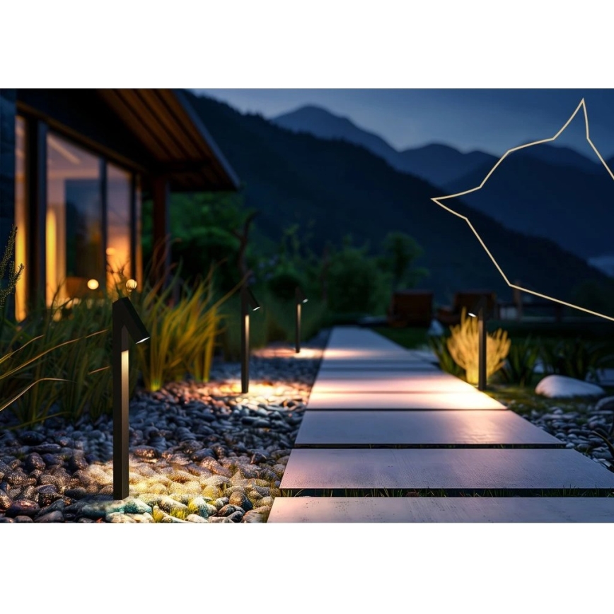 Viking - Lampada solare LED/1,4W/3,7V IP65 3000K