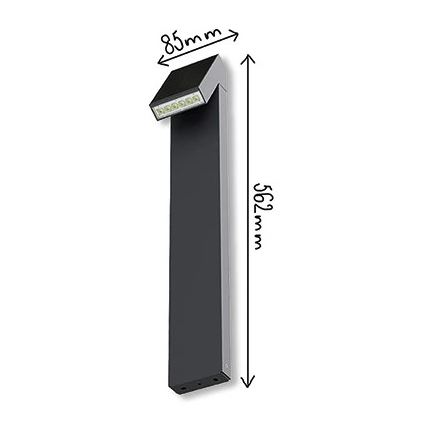 Viking - Lampada solare LED/1,4W/3,7V IP65 3000K