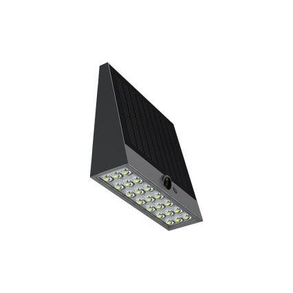 Viking - LED-dimmbare Solar-Wandleuchte mit Sensor LED/2W/3,7V IP54 4000K 2000 mAh