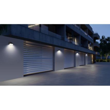 Viking - LED-Solar-Wandleuchte mit Sensor LED/3,7V IP54 3000/4000K 2000 mAh