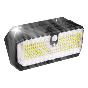 Viking - Luminaire mural solaire LED avec capteur LED/2W/3,7V IP65 6000K 2200 mAh