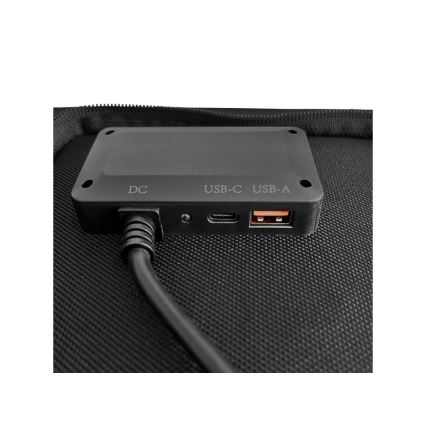 Viking - panneau solaire USB Power Delivery 60W/20V IPX4 noir