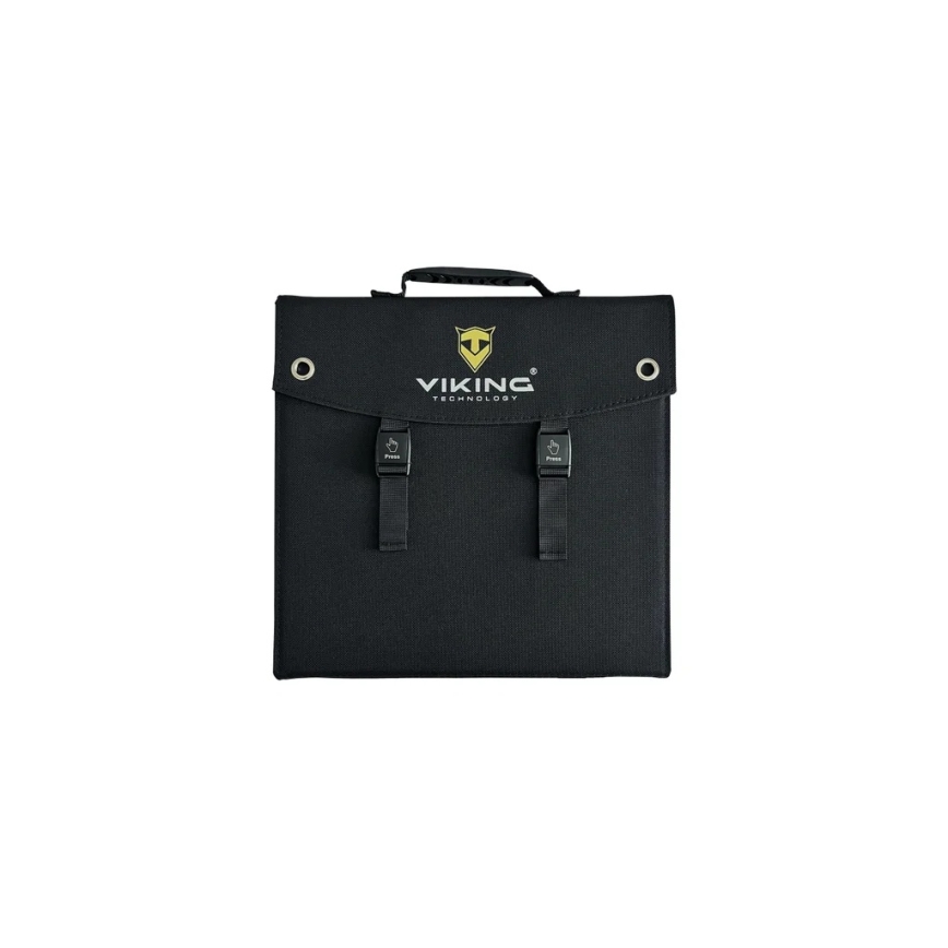 Viking - panneau solaire USB Power Delivery 60W/20V IPX4 noir
