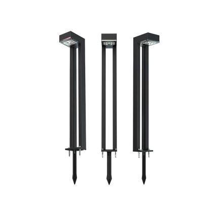 Viking - Set da 2 lampade solari a LED 1W/3,7V IP44 3000K 2000 mAh