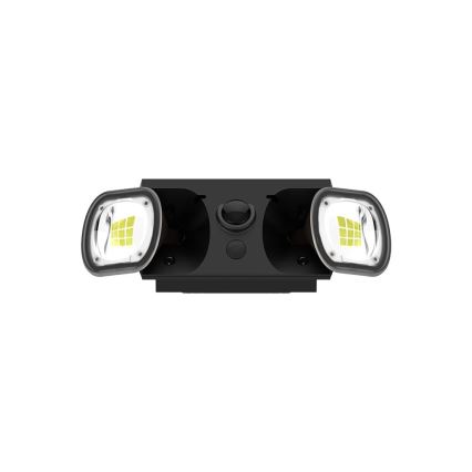 Viking - dimmbare, solarbetriebene, flexible LED-Wandleuchte mit Sensor LED/1,3W/3,7V IP44 4000K 2000 mAh
