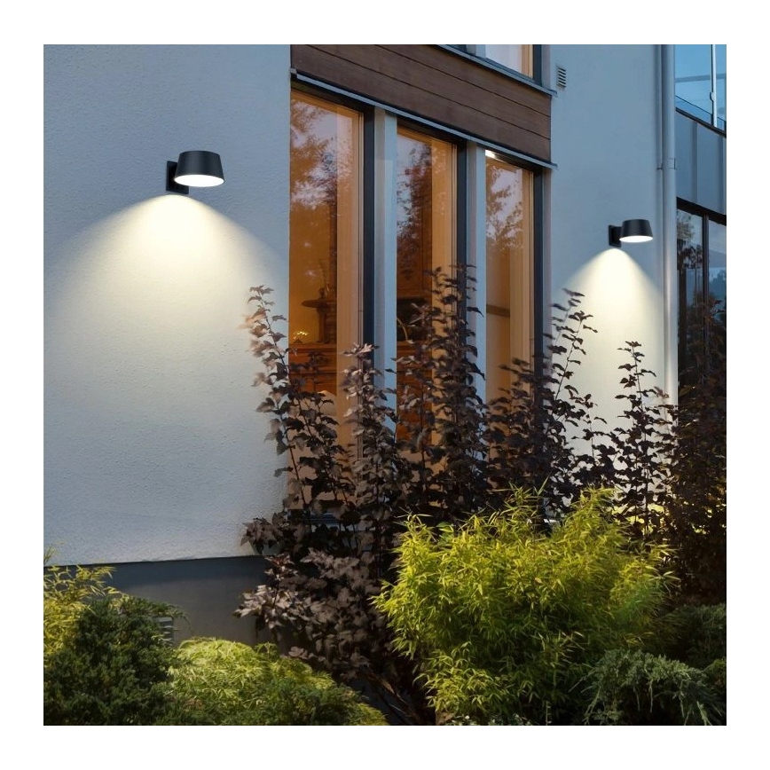 Viking - Dimmbare LED-Solar-Wandleuchte mit Sensor LED/1W/3,7V IP44 4000K 2000 mAh