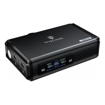 Viking - Stazione di ricarica con display a LED Power Delivery 148 Wh