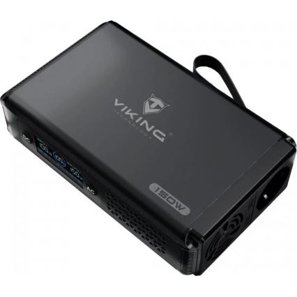 Viking - Stazione di ricarica con display a LED Power Delivery 148 Wh