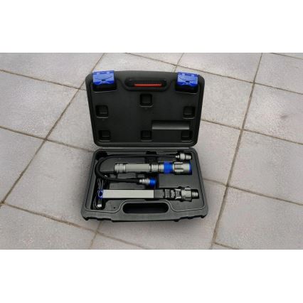 Viking - Torcia LED ricaricabile dimmerabile 3 in 1 LED/5V IPX4 380 lm 2200 mAh