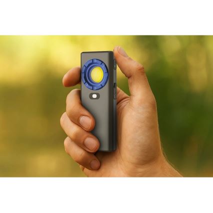 Viking - Torcia LED ricaricabile dimmerabile LED/5V IPX7 1200 lm 2000 mAh