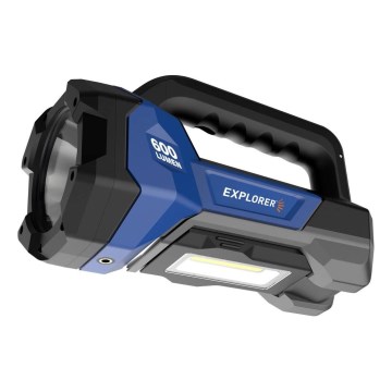 Viking - Torcia ricaricabile dimmerabile a LED/5V IPX4 1000 lm 8000 mAh