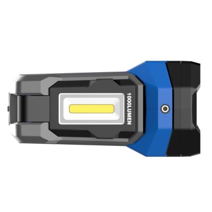 Viking - Torcia ricaricabile dimmerabile a LED/5V IPX4 1000 lm 8000 mAh