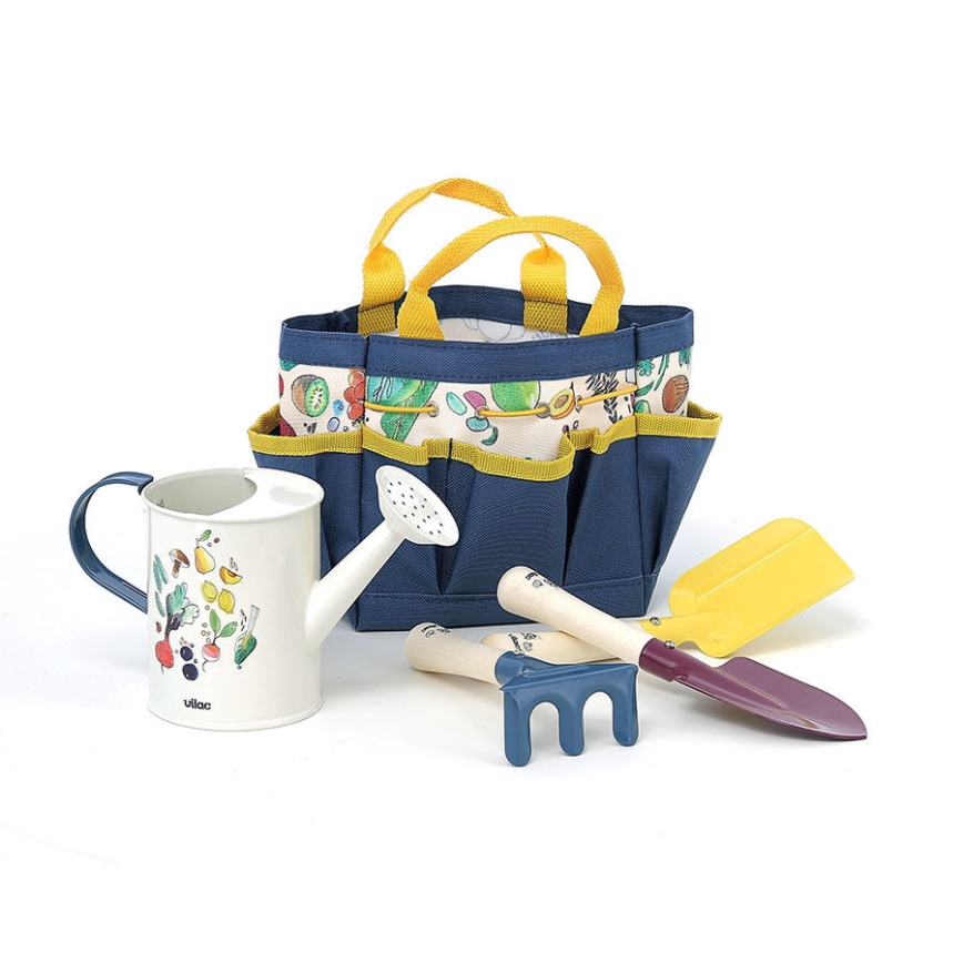 Vilac - Sac de jardinage avec outils et arrosoir