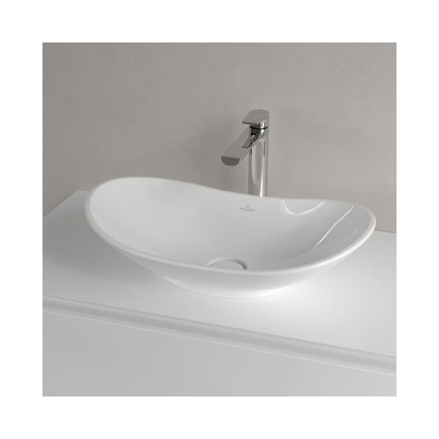 Villeroy & Boch 411060R1 - Lavabo da appoggio MY NATURE 61x36 cm ceramica/bianco