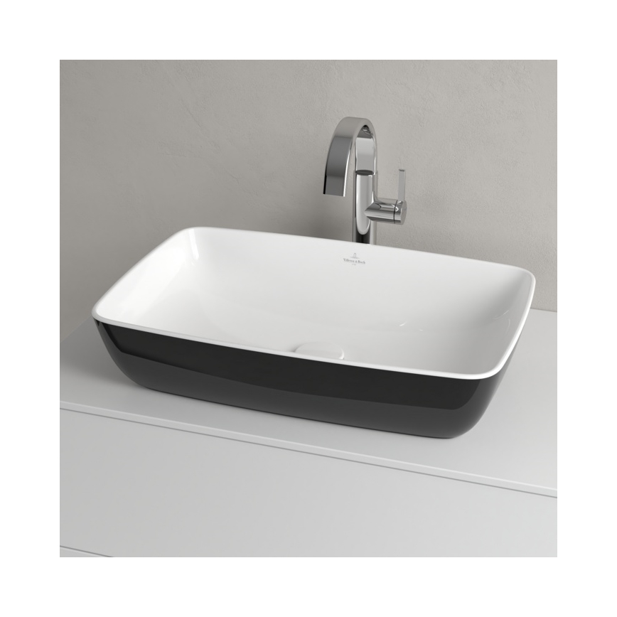Villeroy & Boch 417258BCT8 - Aufsatzwaschbecken ARTIS 58 x 38,5 cm Keramik/Schwarz