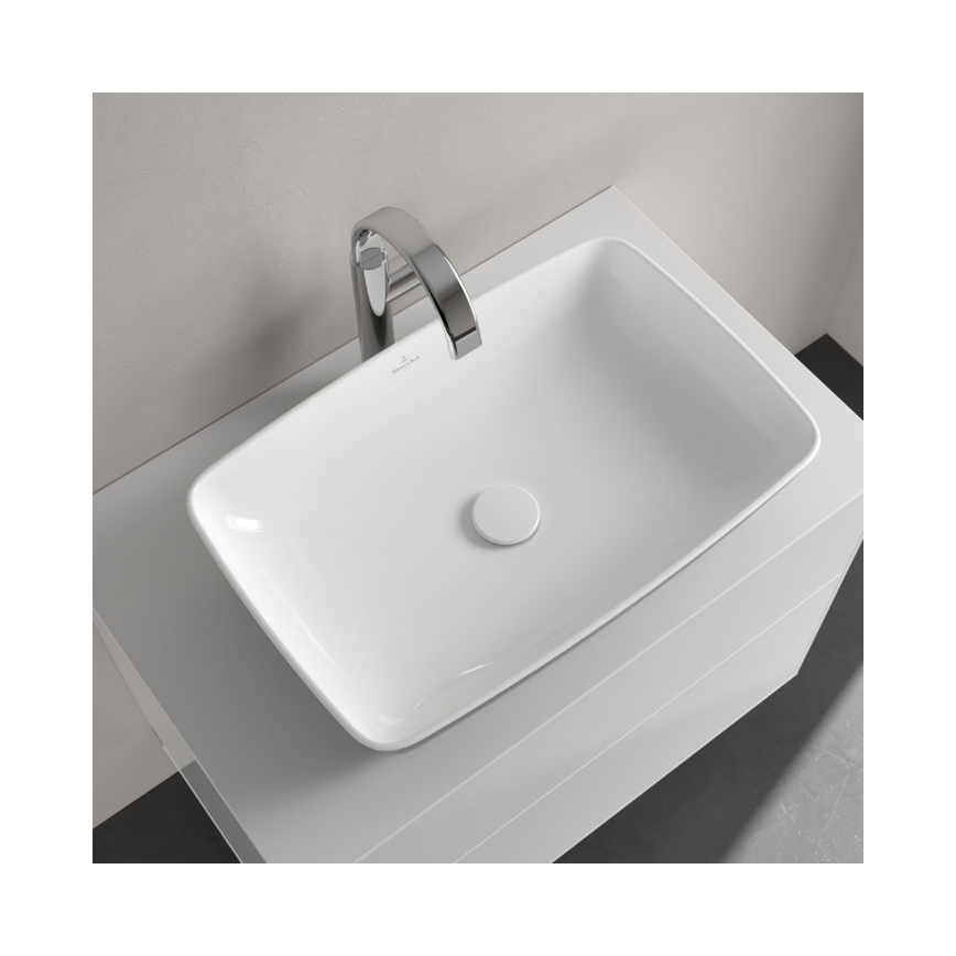 Villeroy & Boch 417258BCT8 - Aufsatzwaschbecken ARTIS 58 x 38,5 cm Keramik/Schwarz