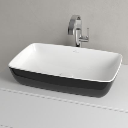 Villeroy & Boch 417258BCT8 - Lavabo da appoggio ARTIS 58x38,5 cm ceramica/nero