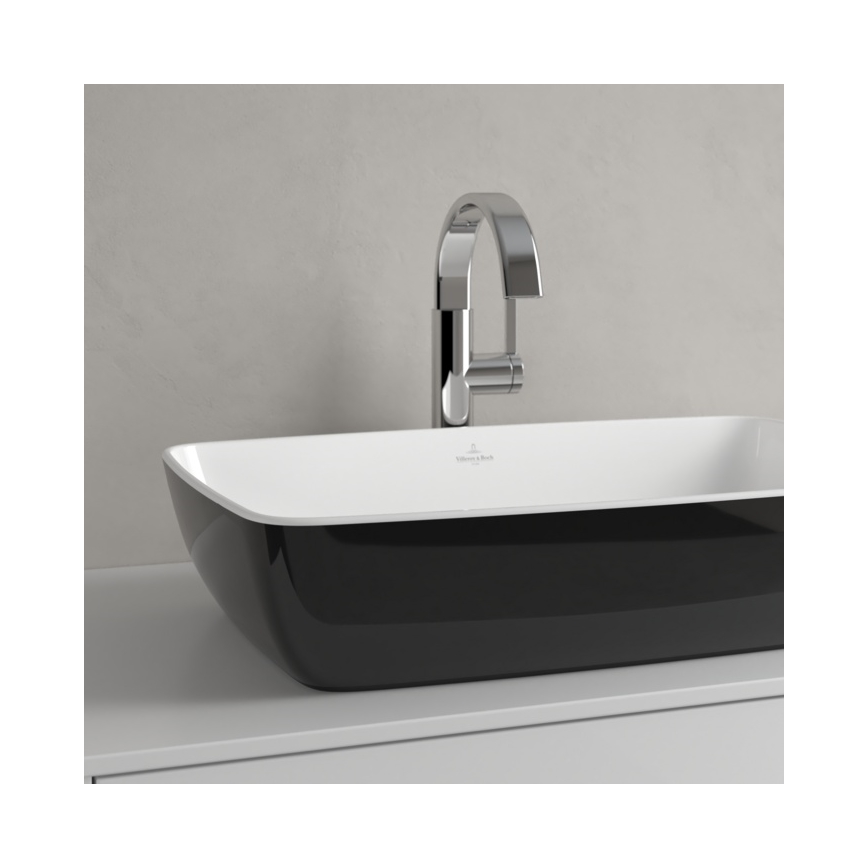 Villeroy & Boch 417258BCT8 - Lavabo da appoggio ARTIS 58x38,5 cm ceramica/nero