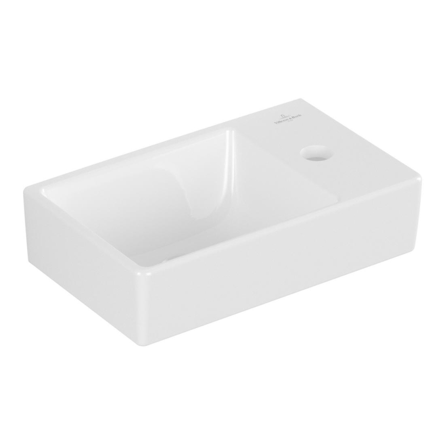 Villeroy & Boch 43003L01 - Wandwaschbecken AVENTO 36 x 22 cm Keramik/Weiß