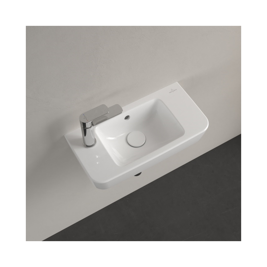 Villeroy & Boch 4342L501 - Wandhängendes Waschbecken O.NOVO 50x25 cm Keramik/weiß