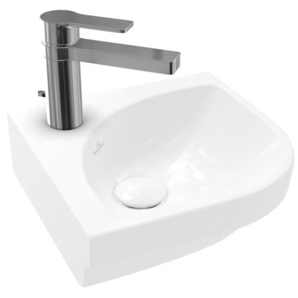 Villeroy & Boch 43714601 - Eck-Wandwaschbecken SUBWAY 3.0 32x32 cm Keramik/weiß